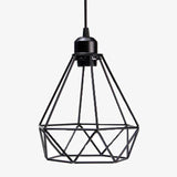 Suspension cage en métal industriel triangle