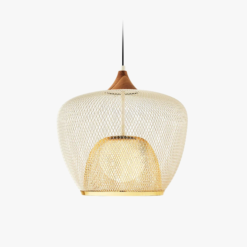 suspension cage à oiseaux style nordique luminaire moderne décor industriel