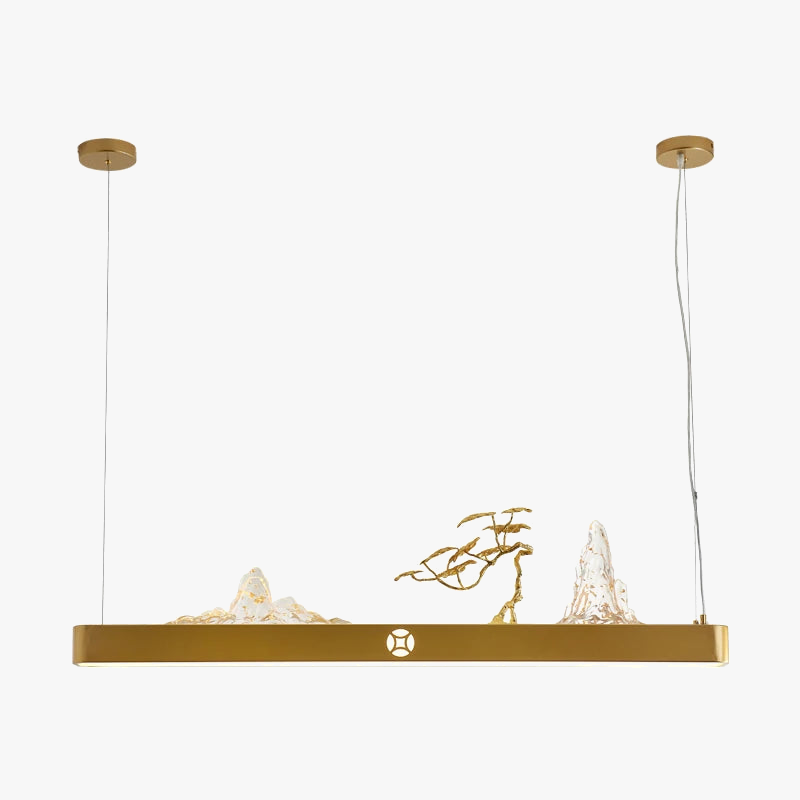 suspension chinoise en bois pour ambiance zen et économique