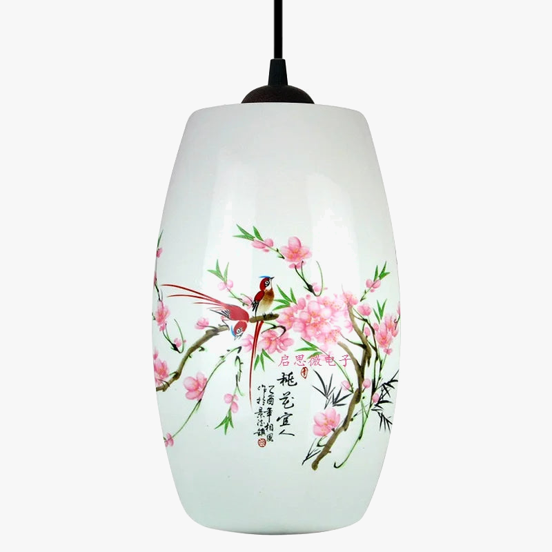 Suspension chinoise en céramique