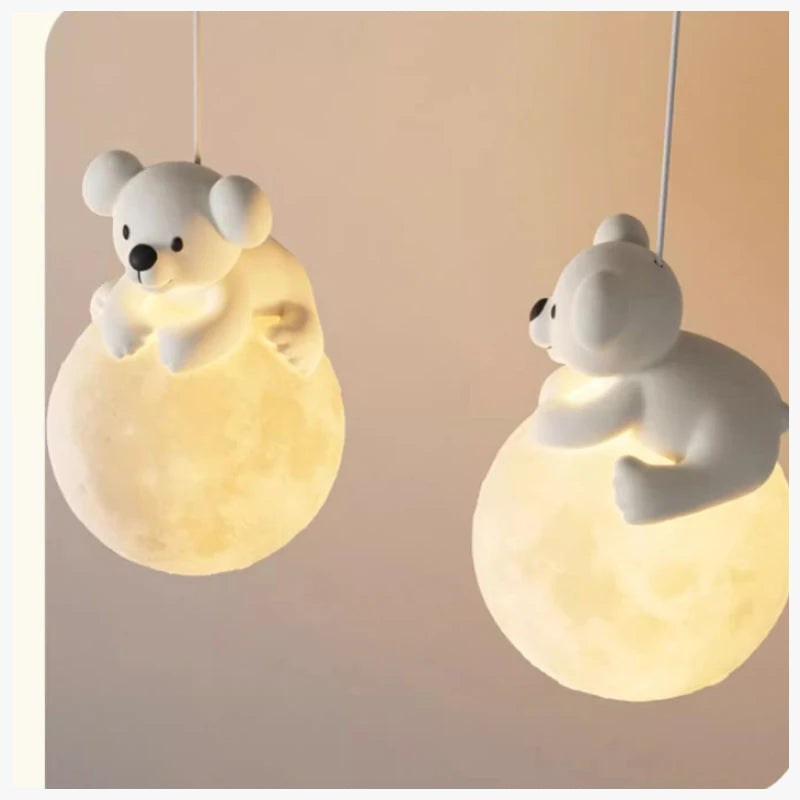 suspension chiot mignon pour décoration chambre enfant lumineux