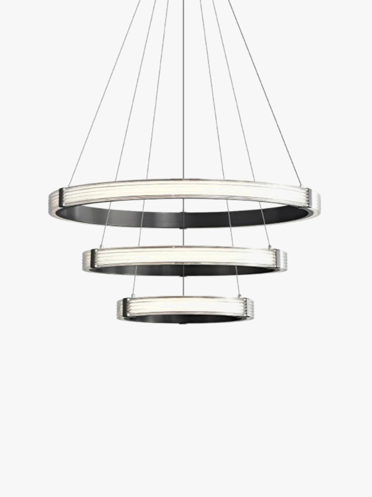 suspension circulaire de luxe postmoderne pour décoration intérieure élégante