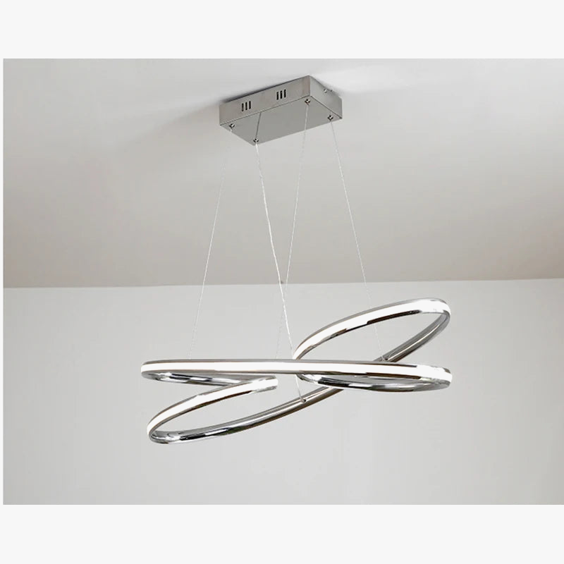 suspension circulaire nordique à led avec intensité variable