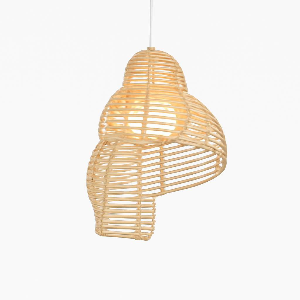 Suspension coquillage spirale en bois Pastoral