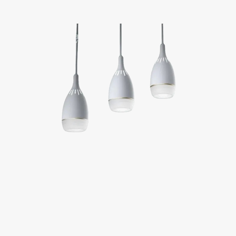 suspension à cordon led à 3 têtes pour éclairage moderne