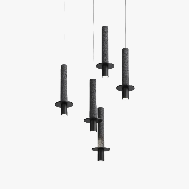 suspension créative en béton rétro pour café et restaurant