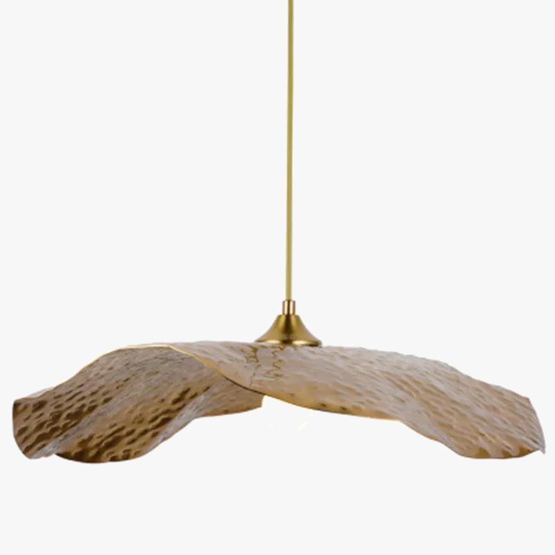 suspension créative en fer style chinois lotus pour décoration intérieure
