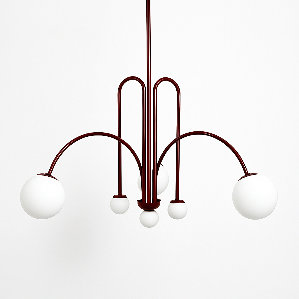suspension créative en verre pour décoration intérieure moderne