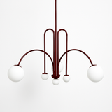 suspension créative en verre pour décoration intérieure moderne