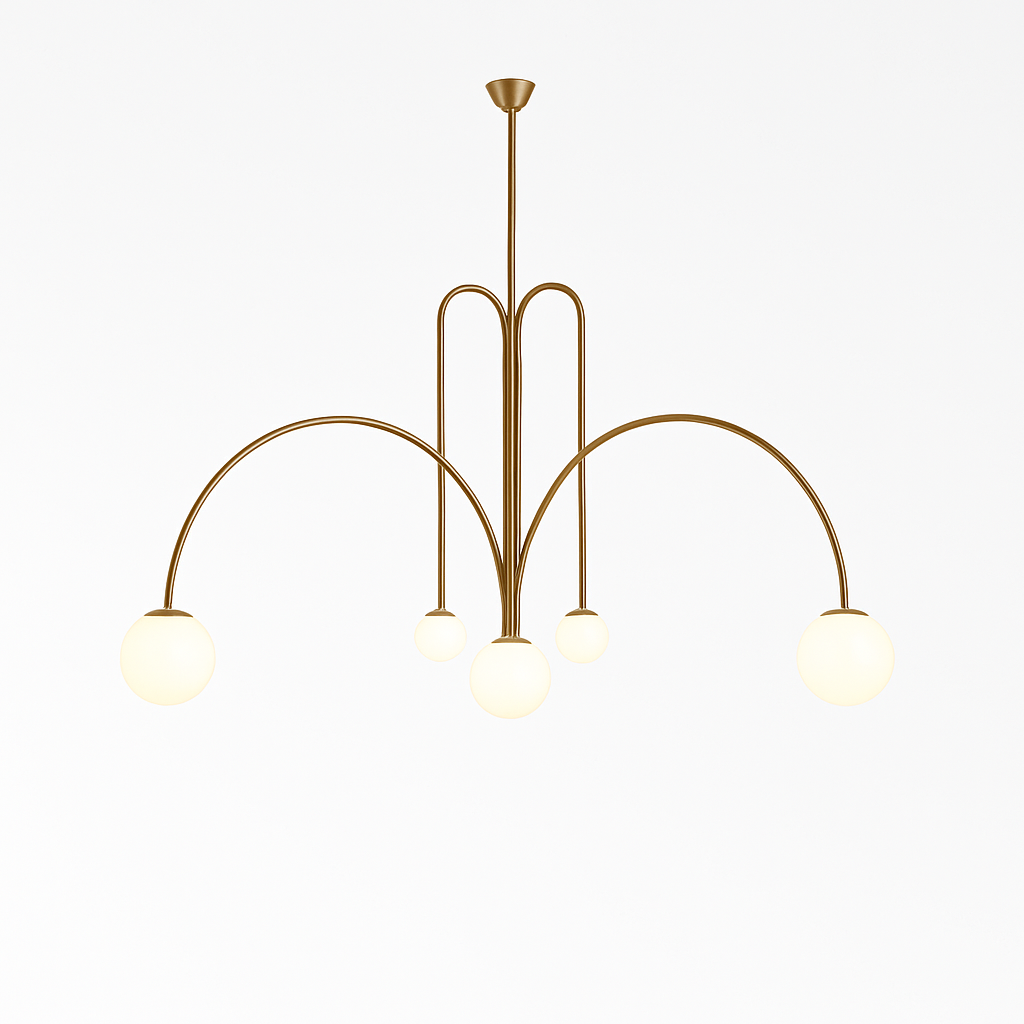 suspension créative en verre pour décoration intérieure moderne