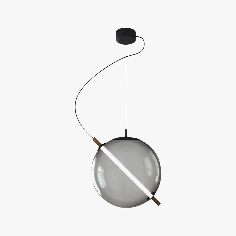 suspension créative en verre pour un éclairage moderne et élégant