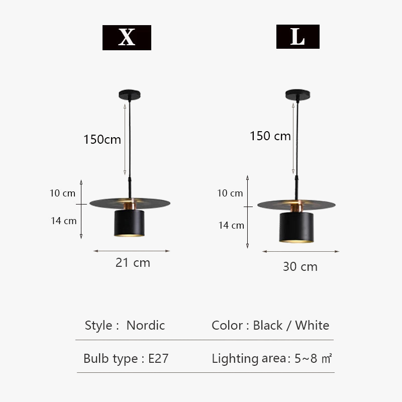 suspension créative à led moderne en fer décoratif