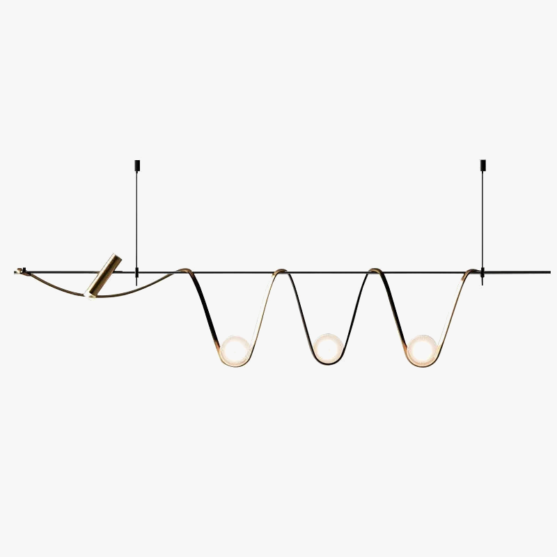 suspension créative minimaliste à led pour éclairage intérieur