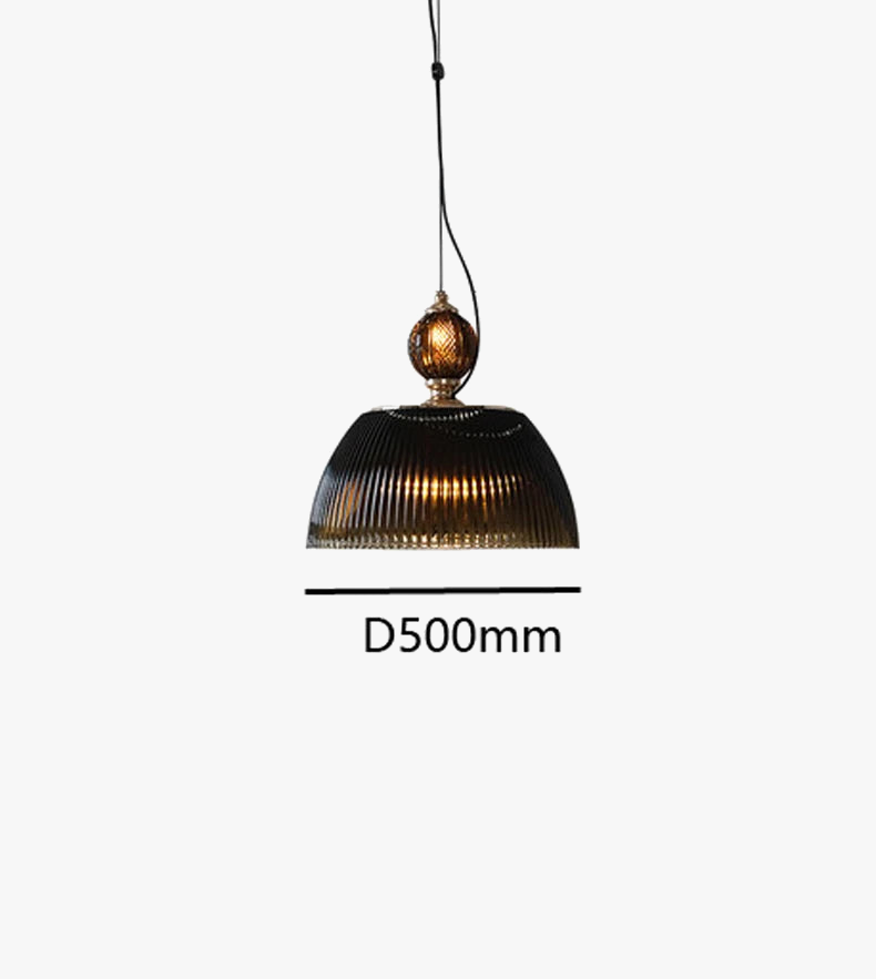 suspension créative nordique en verre pour restaurant et chambre moderne