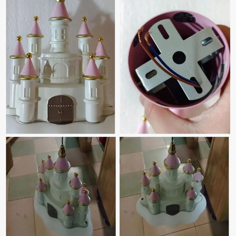 suspension créative nuages château pour chambre d'enfants