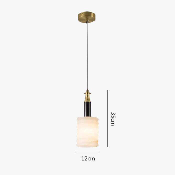 Suspension créative simple et luxueuse en marbre espagnol