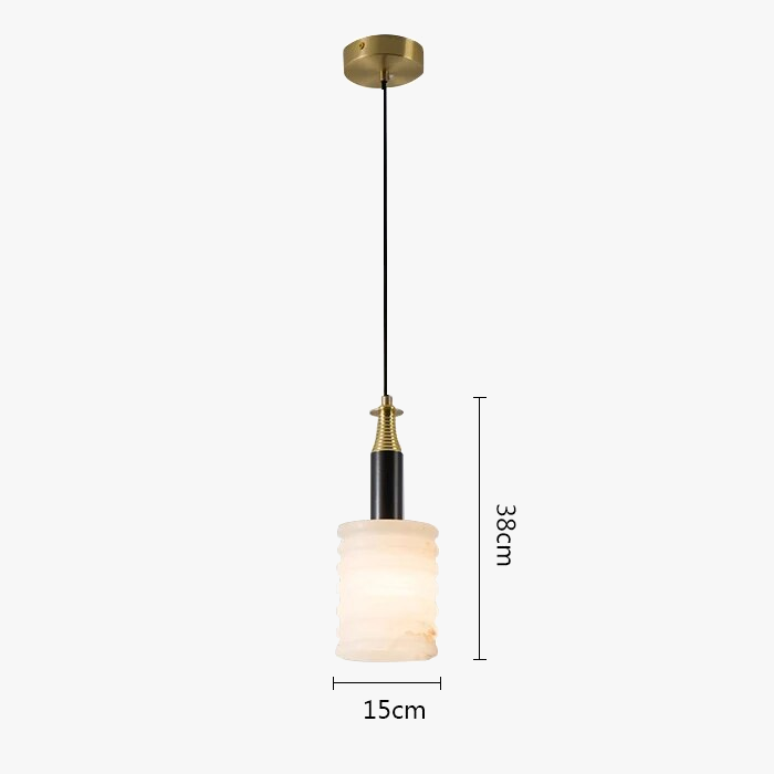 Suspension créative simple et luxueuse en marbre espagnol