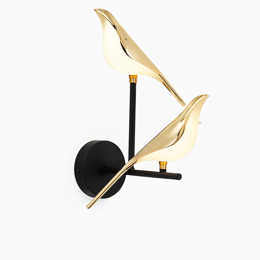 Suspension créatives d'oiseau de pie Applique murale simple salon restaurant étude lampadaire maison LED lustre de plafond de luxe