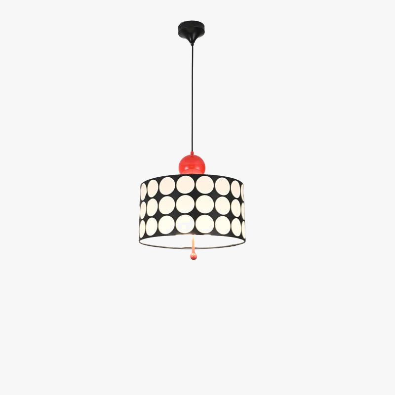 suspension cylindrique métallique pour luminaires de cuisine