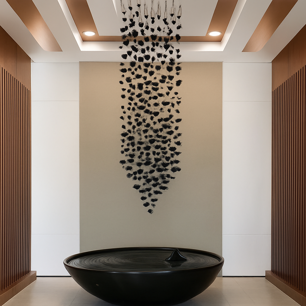 suspension décorative créative pour hall et escalier