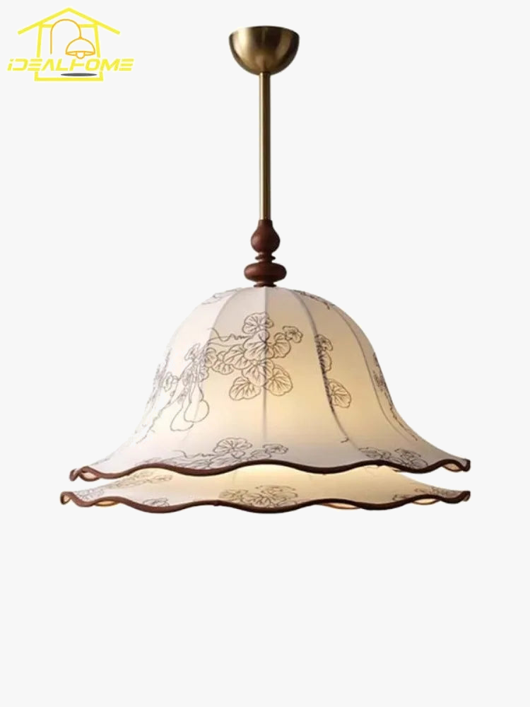suspension décorative en tissu médiéval design français pour ambiance chaleureuse