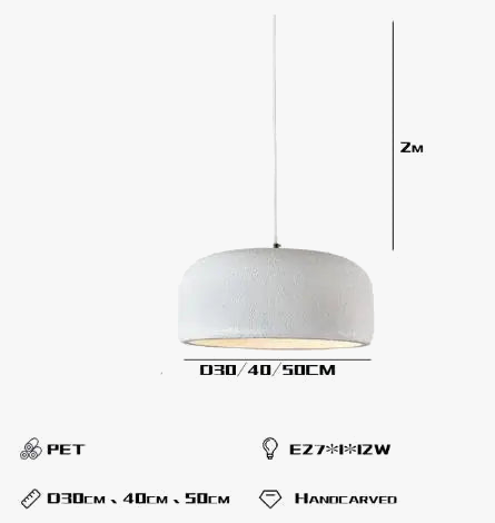 suspension dôme wabi-sabi design japonais pour décoration intérieure