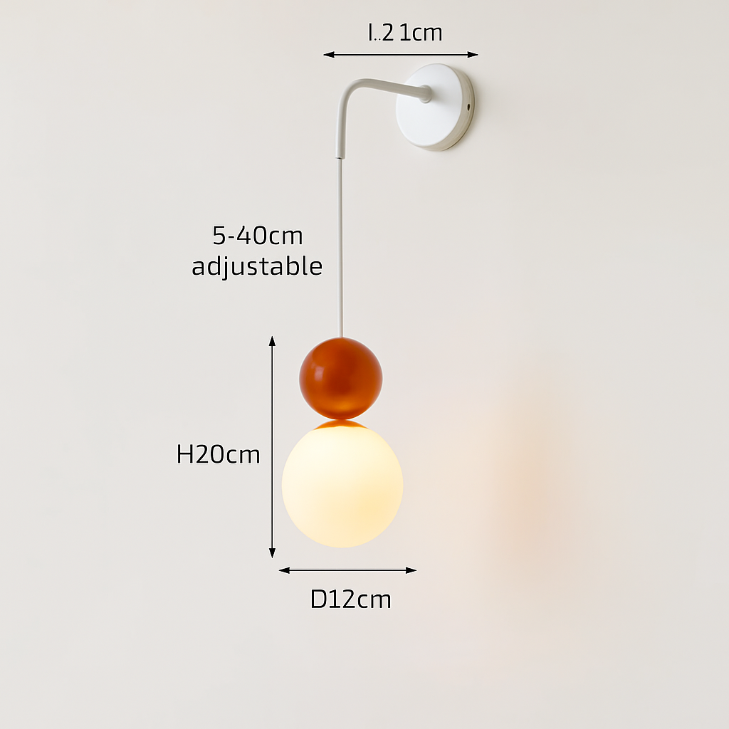 suspension danoise led boule lumineuse pour décoration intérieure