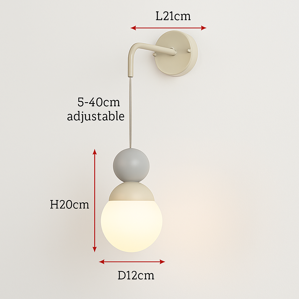 suspension danoise led boule lumineuse pour décoration intérieure