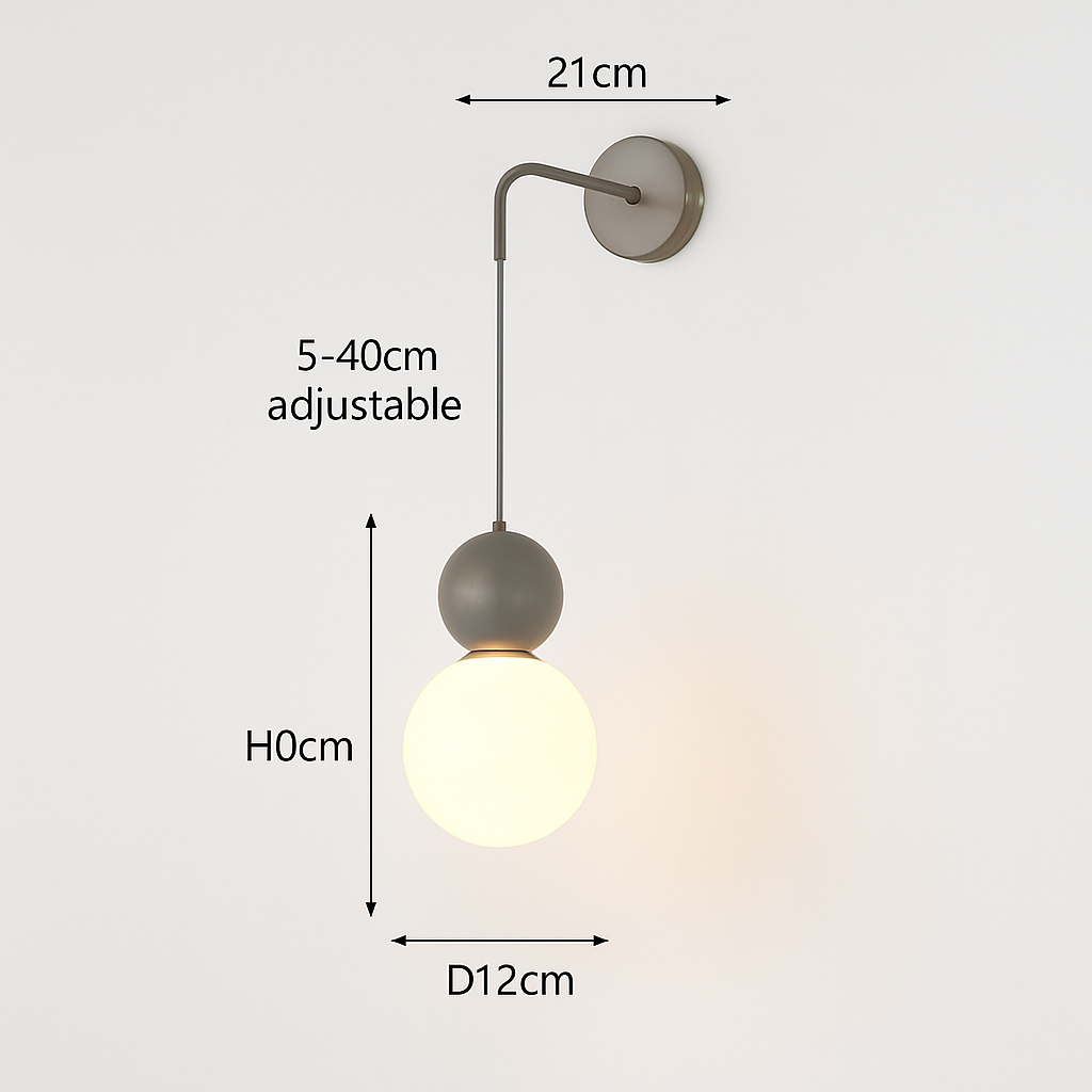 suspension danoise led boule lumineuse pour décoration intérieure
