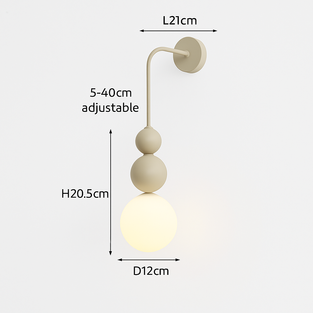 suspension danoise led boule lumineuse pour décoration intérieure