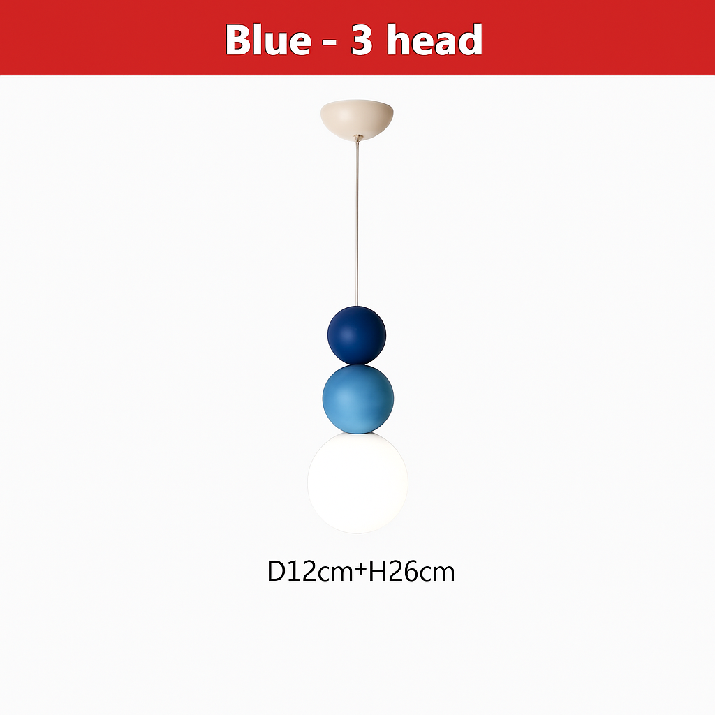 suspension danoise led boule lumineuse pour décoration intérieure