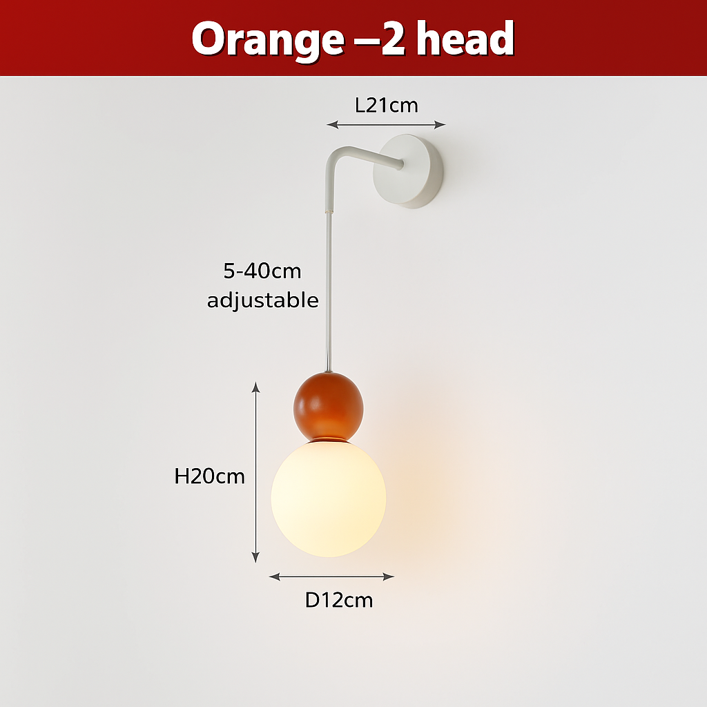 suspension danoise led boule lumineuse pour décoration intérieure