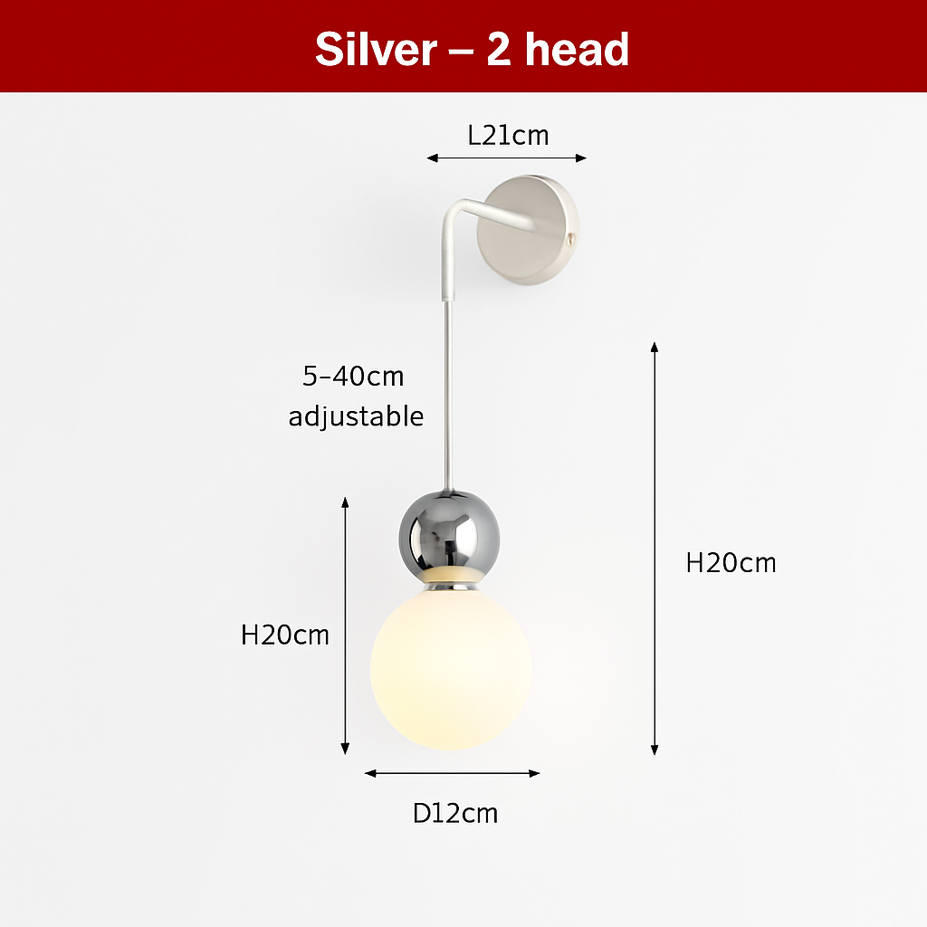 suspension danoise led boule lumineuse pour décoration intérieure
