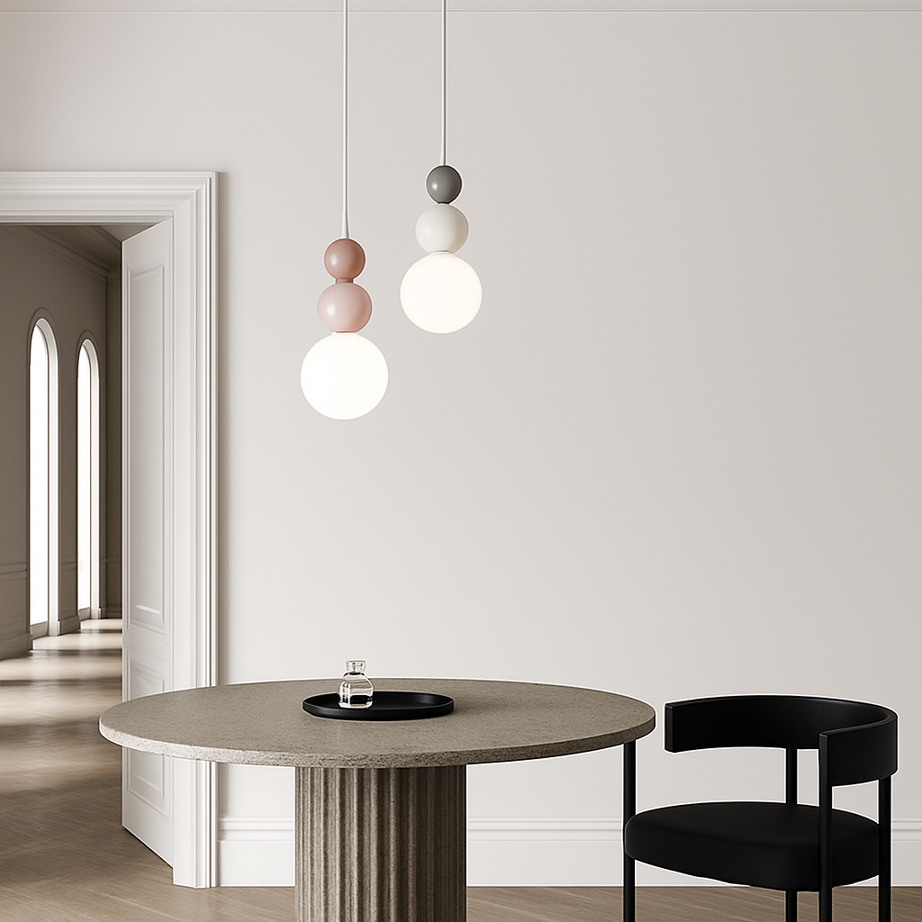 suspension danoise led boule lumineuse pour décoration intérieure