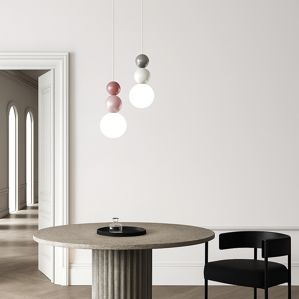 suspension danoise led boule lumineuse pour décoration intérieure