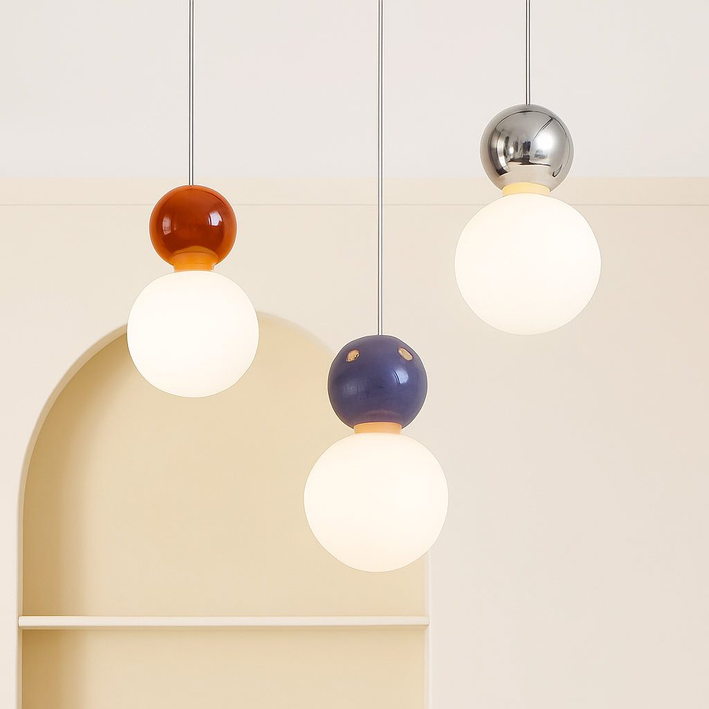 suspension danoise led boule lumineuse pour décoration intérieure