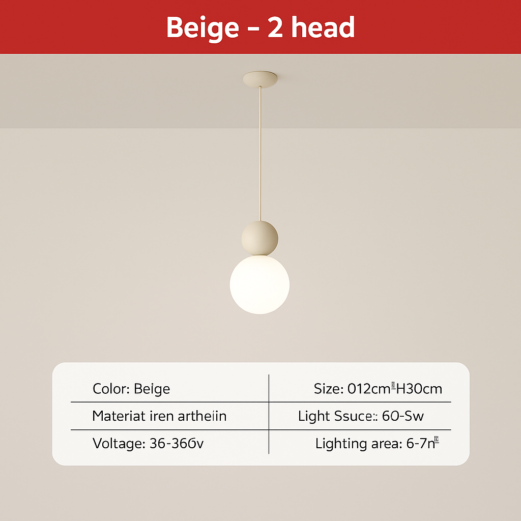 suspension danoise led boule lumineuse pour décoration intérieure