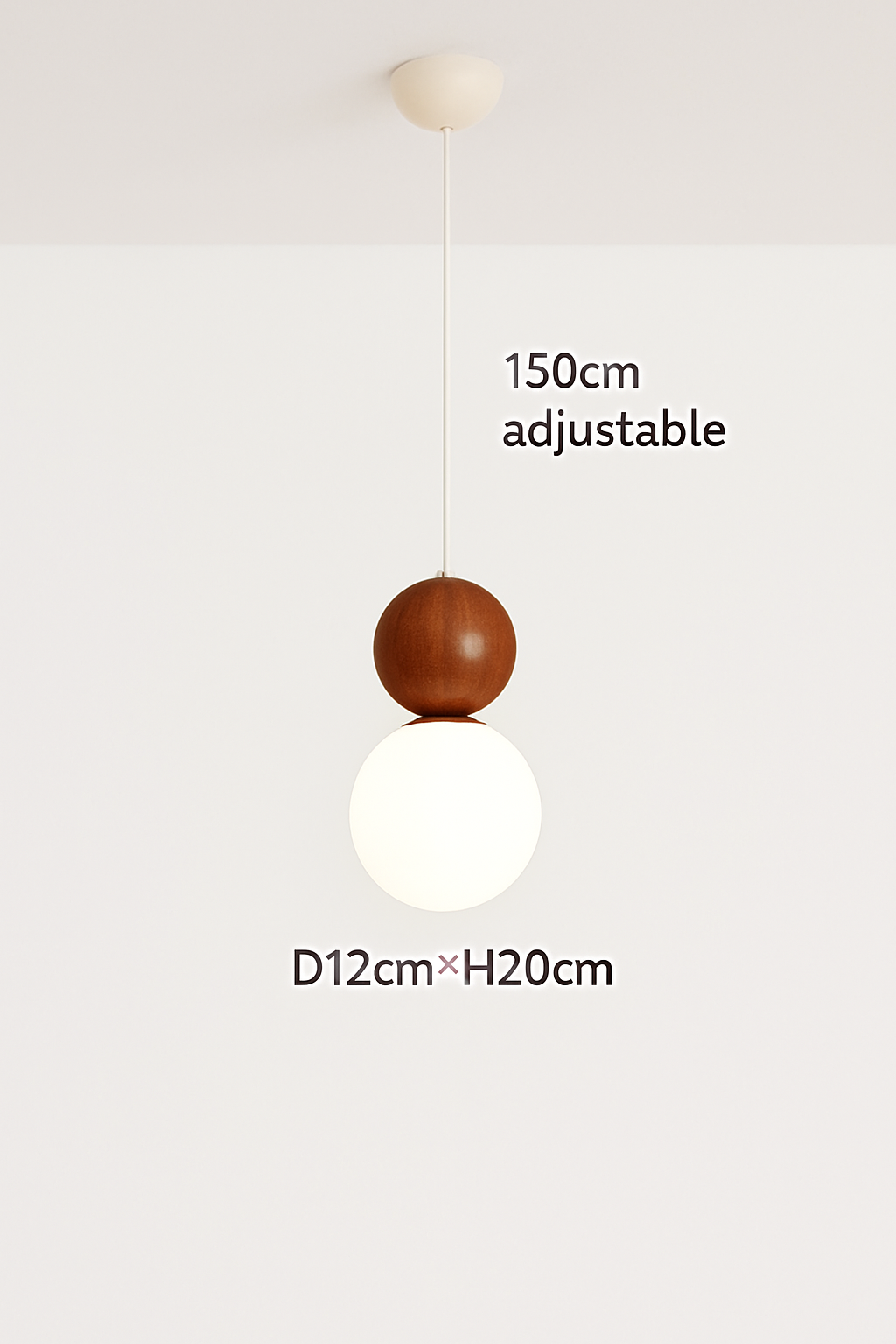 suspension danoise led boule lumineuse pour décoration intérieure