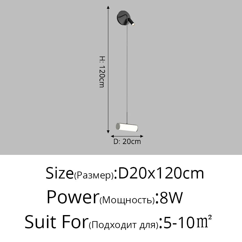 suspension de chevet luxe minimaliste petit lustre moderne