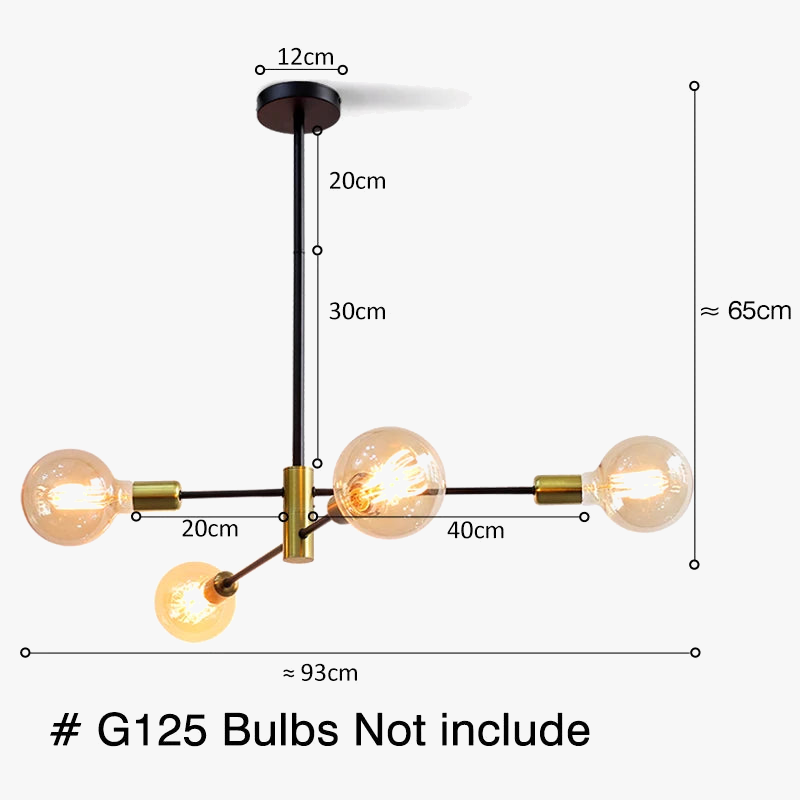 Suspension de lustre moderne nordique pour plafond décor à la maison salon chambre suspension luminaires d'intérieur E27 G95 G125 ampoule de lait