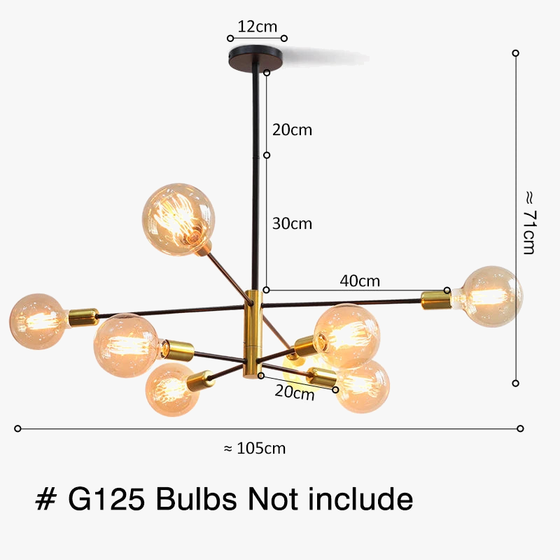 Suspension de lustre moderne nordique pour plafond décor à la maison salon chambre suspension luminaires d'intérieur E27 G95 G125 ampoule de lait