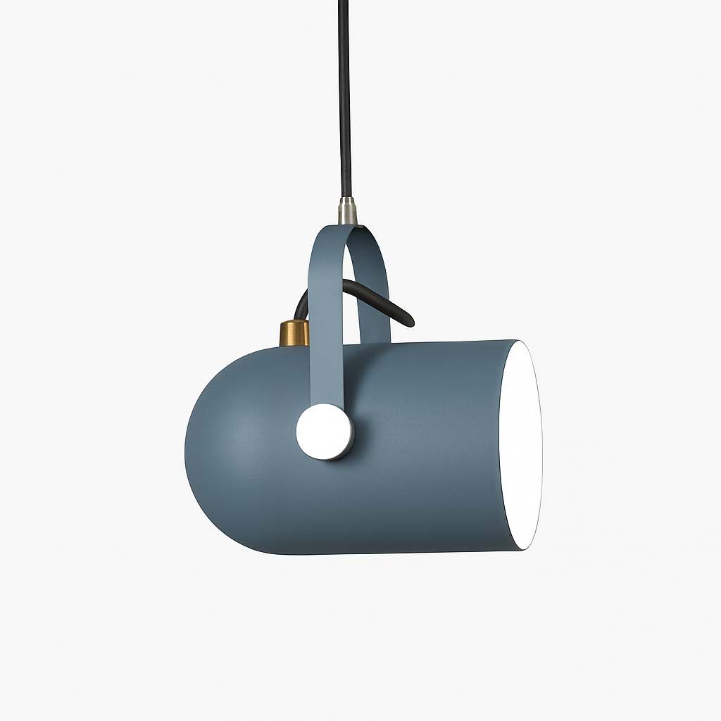 Suspension de spot en aluminium de couleur