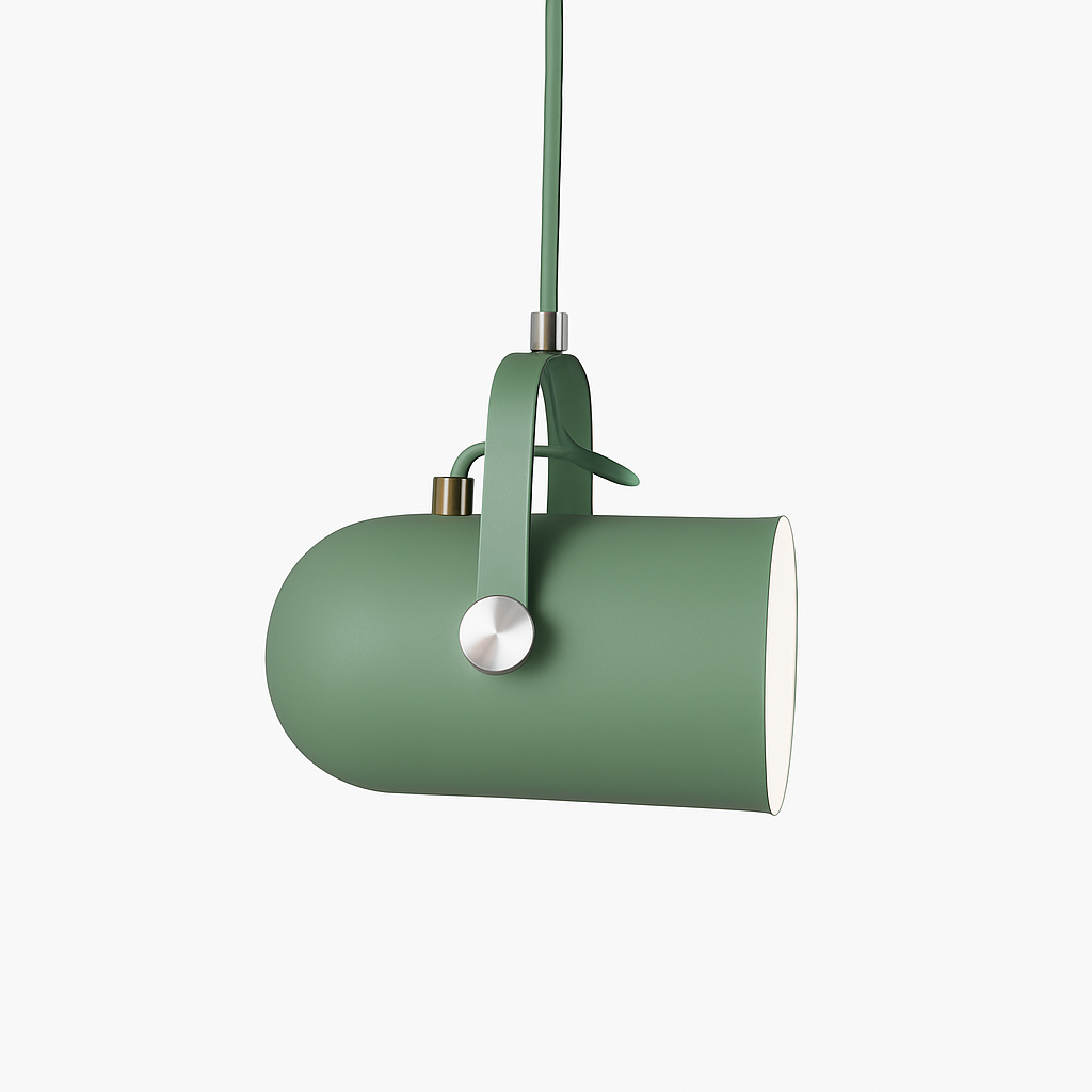 Suspension de spot en aluminium de couleur