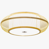Plafonnier de Style chinois plafonnier en bois grande taille salon chambre lumière Foyer luminaires de cuisine lumières 45/50/60 cm
