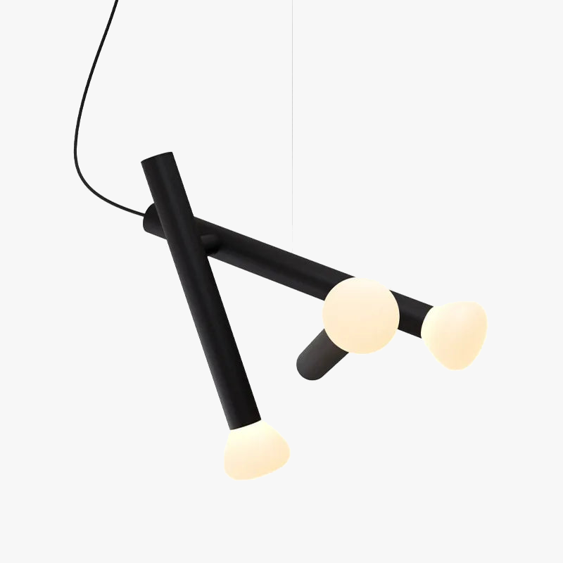 suspension design artistique luminaire décoratif cordon réglable