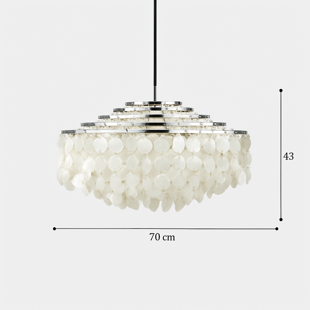 suspension design coquille italienne pour restaurant et intérieur