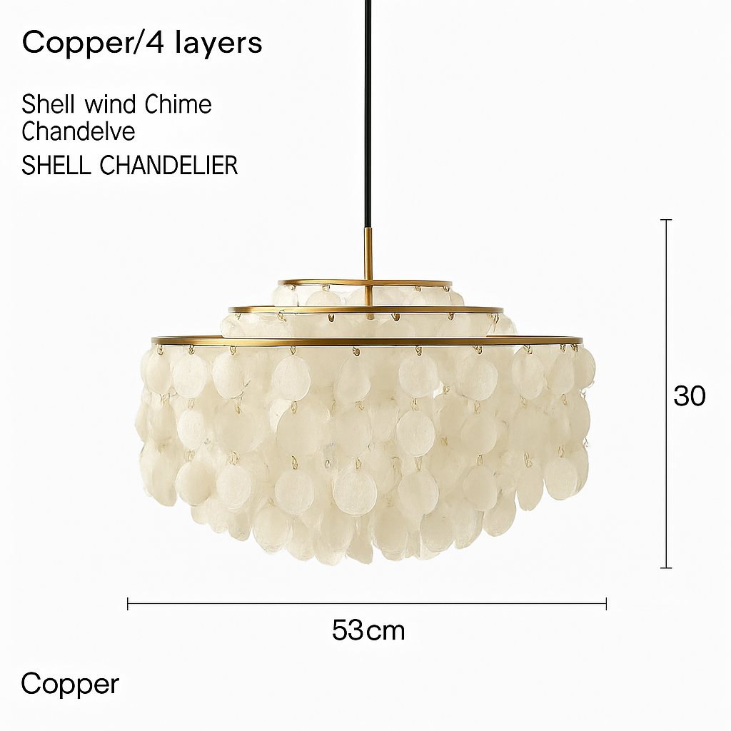 suspension design coquille italienne pour restaurant et intérieur