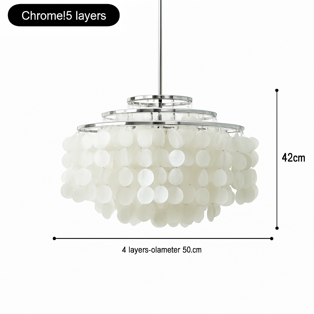 suspension design coquille italienne pour restaurant et intérieur