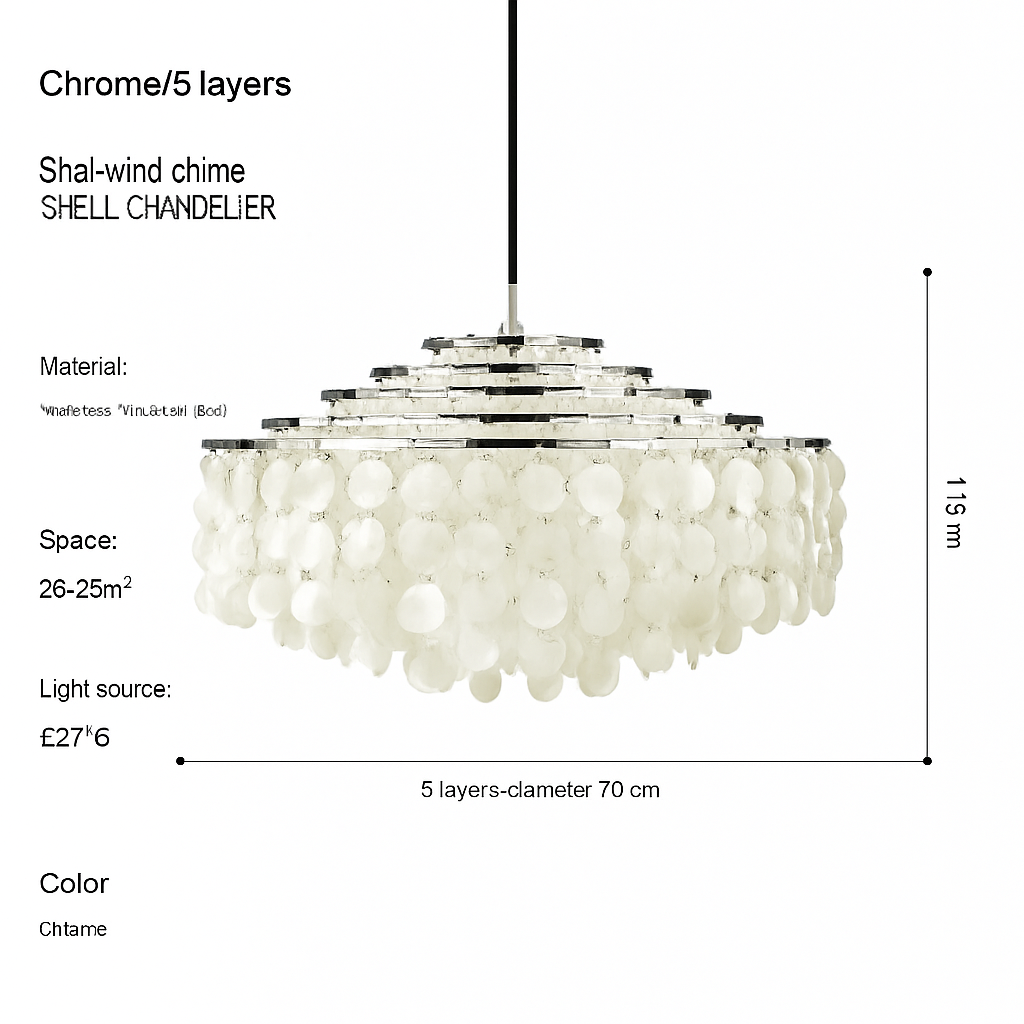 suspension design coquille italienne pour restaurant et intérieur