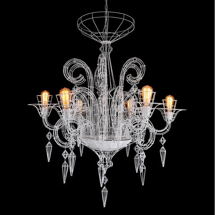 suspension design en alliage moderne pour intérieur élégant